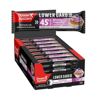 Power System Lower Carb Bar. 28 x 40 g Riegel