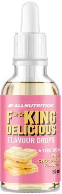 Allnutrition Fitking Delicious Flavour Drops. 50 ml Flasche. White Chocolate