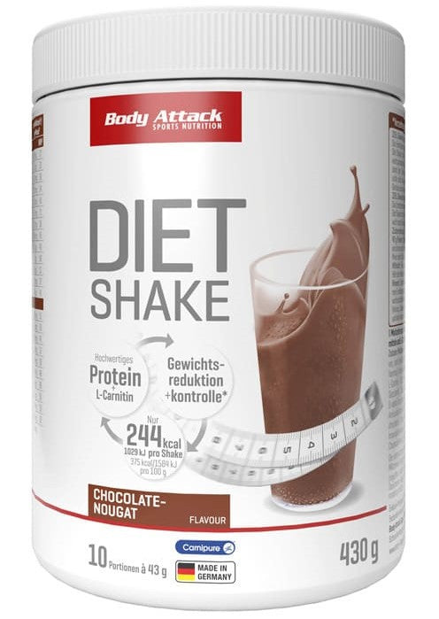 Body Attack Diät Shake (430g Dose) Erdbeere