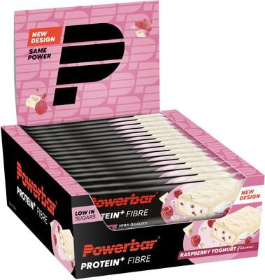 PowerBar Protein Plus Fibre Bar. 16 x 35 g Riegel. Raspberry-Joghurt