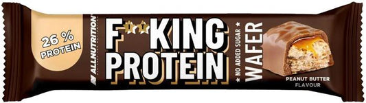 Allnutrition Fitking Protein Wafer. 24 x 39 g Riegel. Peanut Butter
