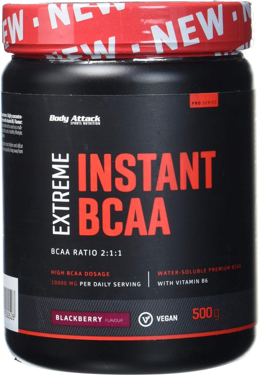 Body Attack Extreme Instant BCAA (500g Dose) Blackberry