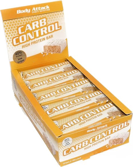 Body Attack Carb Control (15x100g Riegel) Erdnuss Butter Crunch