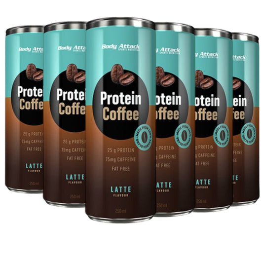 Body Attack Protein Coffee (12 x 250ml)  Latte