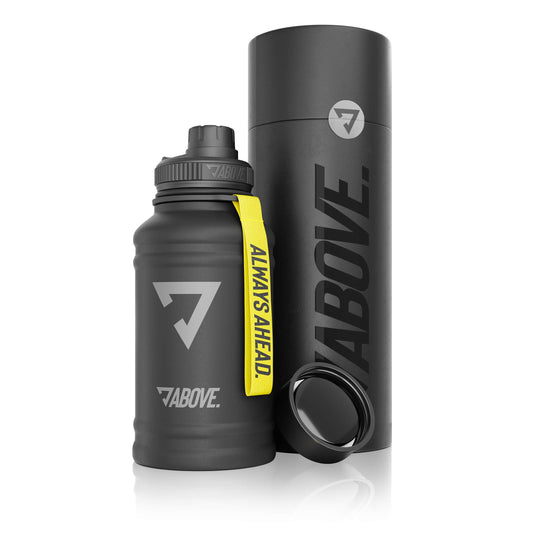 ABOVE. Edelstahl Trinkflasche (1300ml)  schwarz