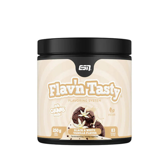 ESN Flavn Tasty (250G Dose) Black & White Vanilla