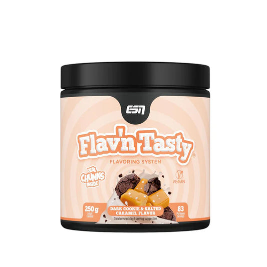 ESN Flavn Tasty (250G Dose) Dark Cookie & Salted Caramel
