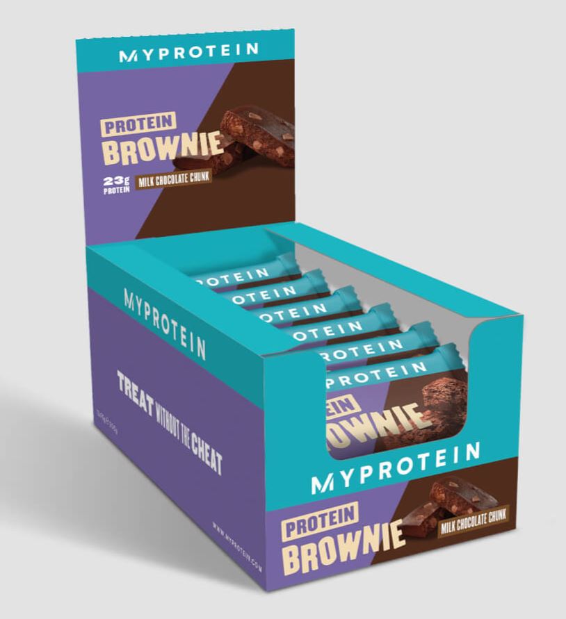 MyProtein Protein Brownie (12 x 75g)  Milk Chocolate Chunk