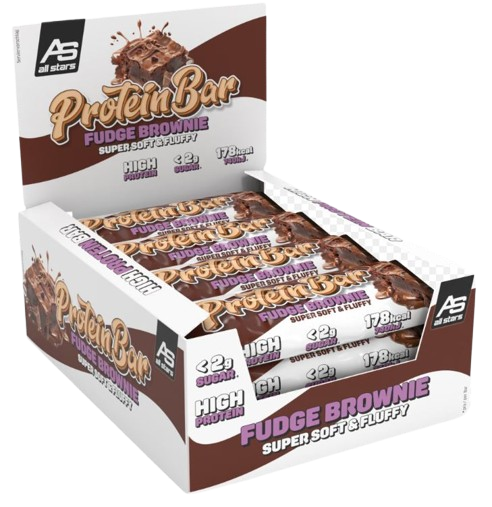 All Stars Protein Bar (12 x 50g) Fudge Brownie