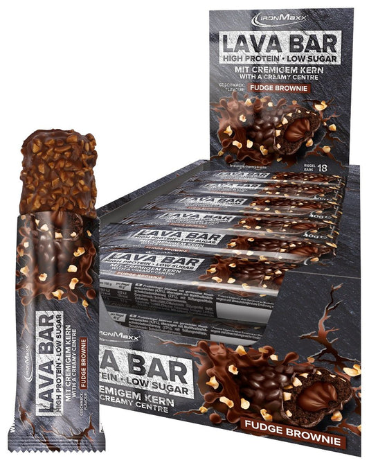 IronMaxx Lava Bar (18 x 40G)  Fudge Brownie