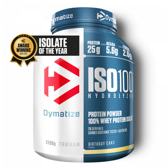 Dymatize ISO 100 (2264g Dose) Birthday Cake