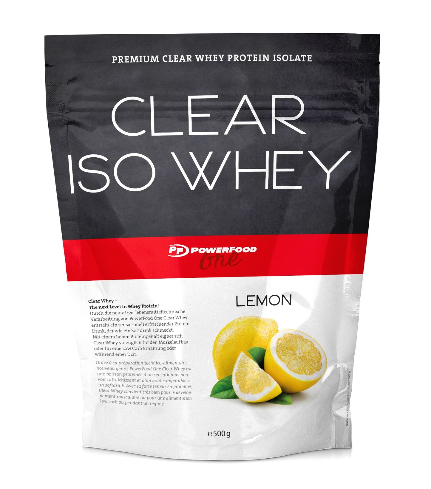PowerFood One Clear Iso Whey (500G Beutel) Lemon