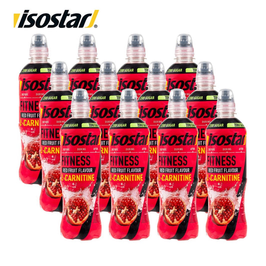 ISOSTAR L-CARNITINE DRINK (12 x 500ML) Red Fruits