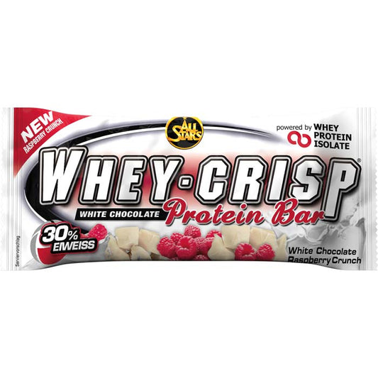 All Stars Whey Crisp Protein Bar (50g) White Chocolate Raspberry Crunch