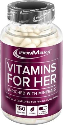 IronMaxx Vitamins for Her. 150 Kapseln