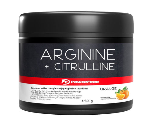 PowerFood Arginine + Citrulline (300g Dose)