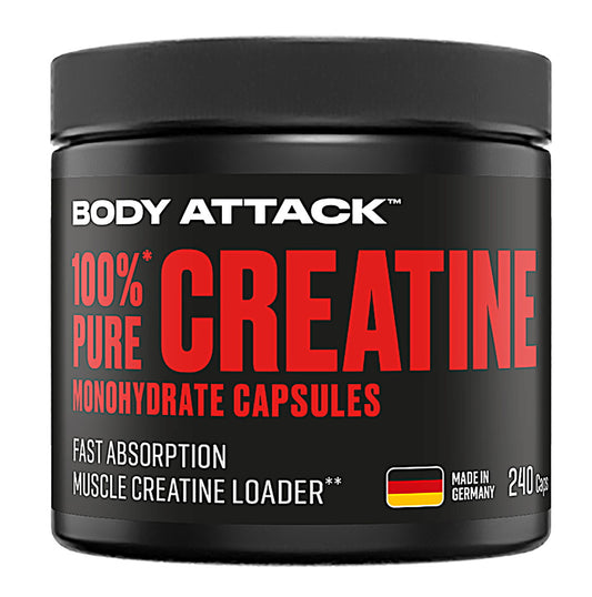 Body Attack Pure Creatine (240 Caps)