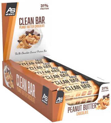 All Stars Clean Bar. 18 x 45 g Riegel