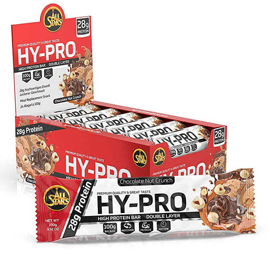 All Stars Hy-Pro Bar (24 x 100g) Chocolate Nut Crunch