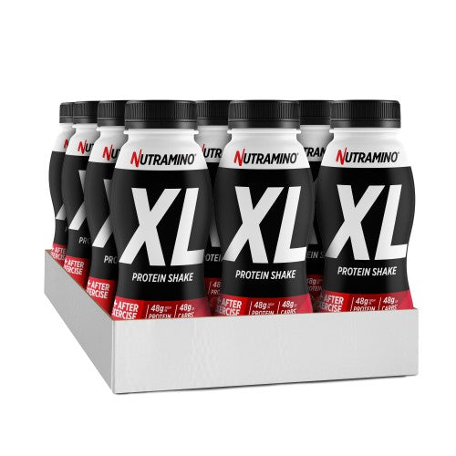 Nutramino XL Protein Shake (12 x 475ml) Strawberry