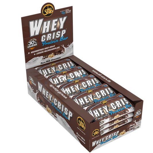 All Stars Whey Crisp Protein Bar (25 x 50g) Schoko