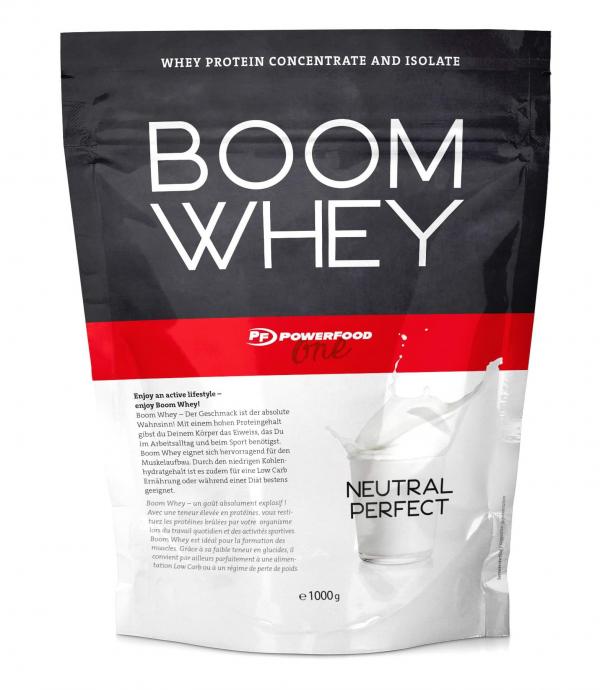 PowerFood One Boom Whey (1000g)  Neutral Perfect