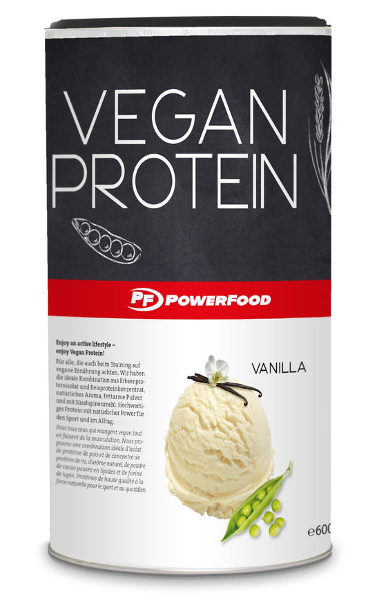 PowerFood Vegan Protein (600g Dose) Vanilla