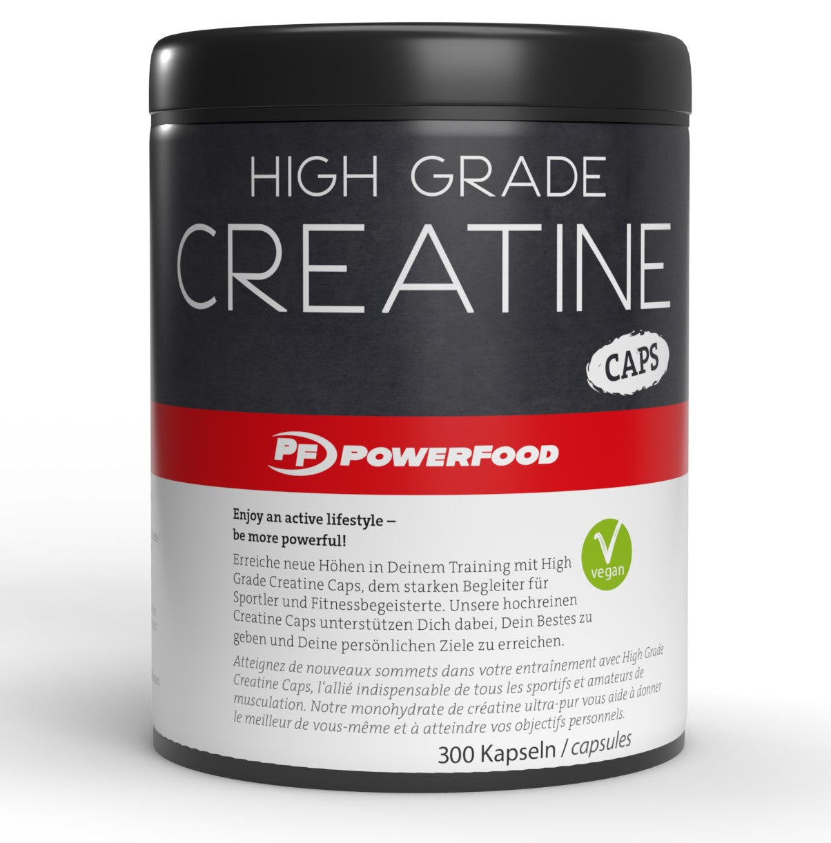 PowerFood High Grade Creatine Caps (300 Caps)