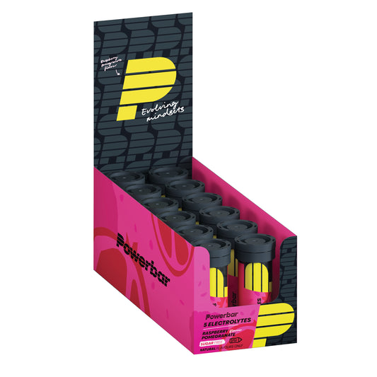 PowerBar 5 Electrolytes (12 x 10 Tabs) Himbeere-Granatapfel