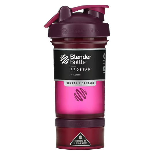 Blender Bottle ProStak PRO Shaker (650ml) Plum