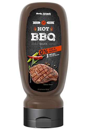 Body Attack Hot BBQ Sauce (320ml) Hot Barbecue