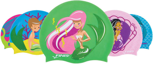 Finis Mermaid Silikon Badekappen für Kinder