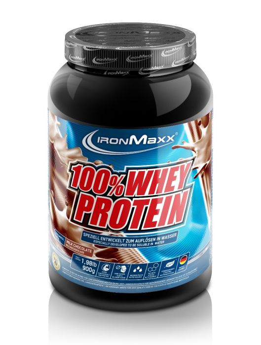 Ironmaxx 100% Whey Protein (900g Dose) Extreme Milch Chocolate
