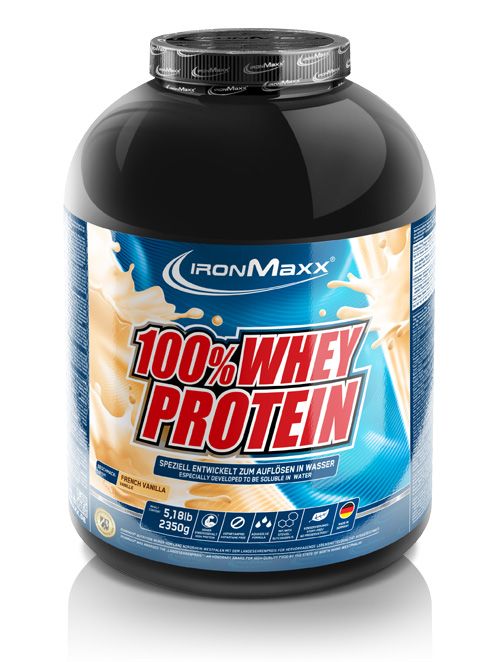 Ironmaxx 100% Whey Protein (2350g Dose) French Vanilla Cream