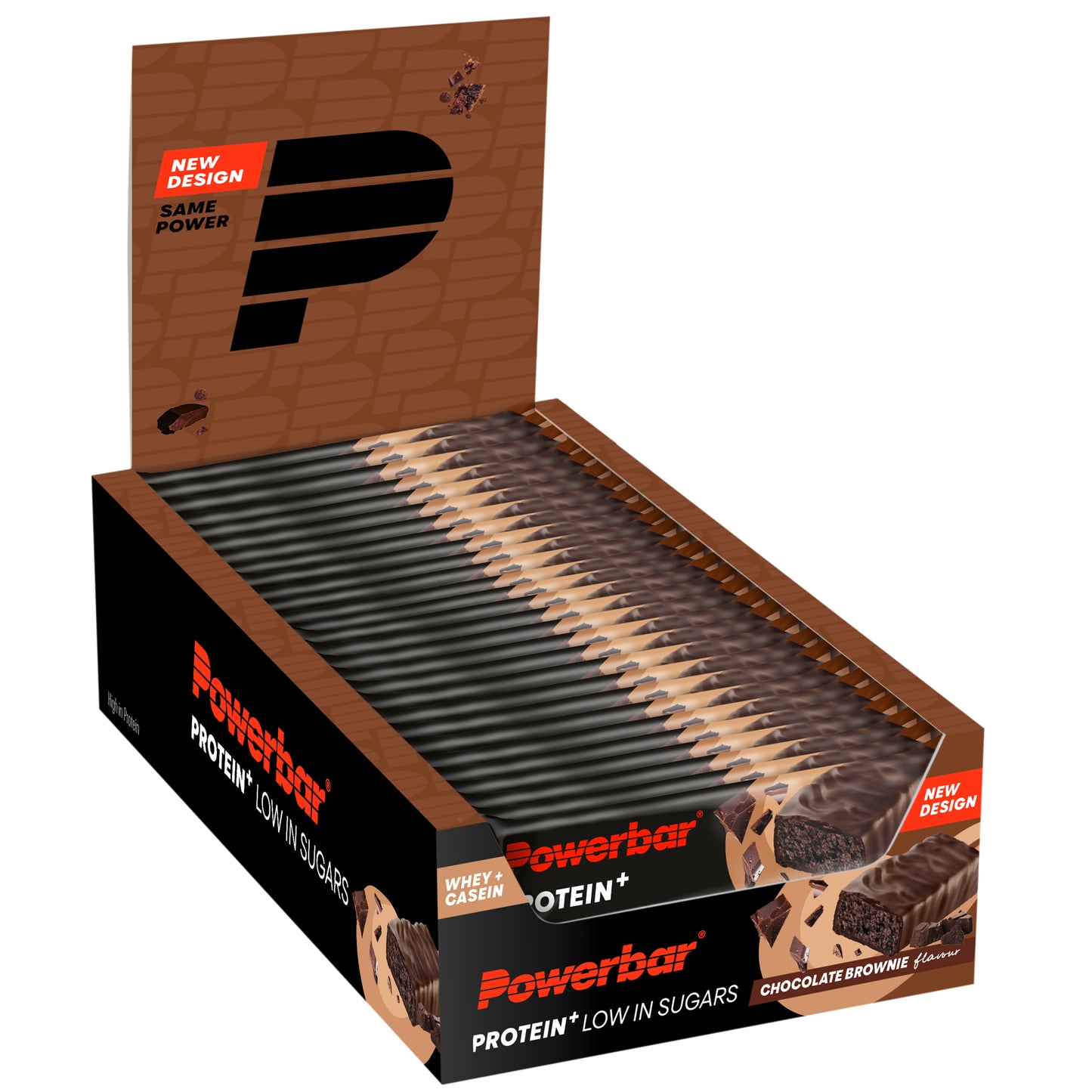 PowerBar Protein Plus Low Sugar Bar (16 x 35G)  Chocolate Brownie