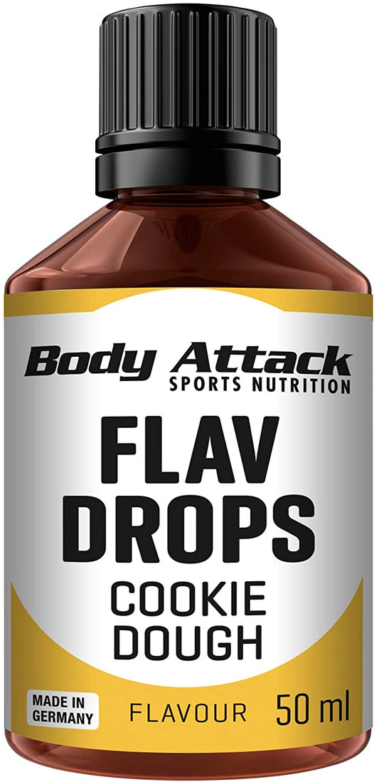 Body Attack Flav Drops (50ml)  Cookie Dough