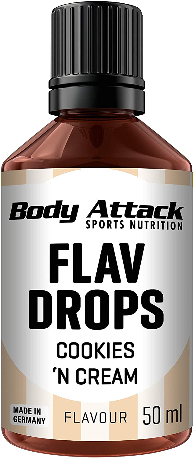 Body Attack Flav Drops (50ml) Cookies and Cream