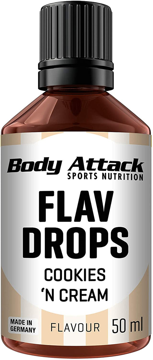 Body Attack Flav Drops (50ml) Cookies and Cream