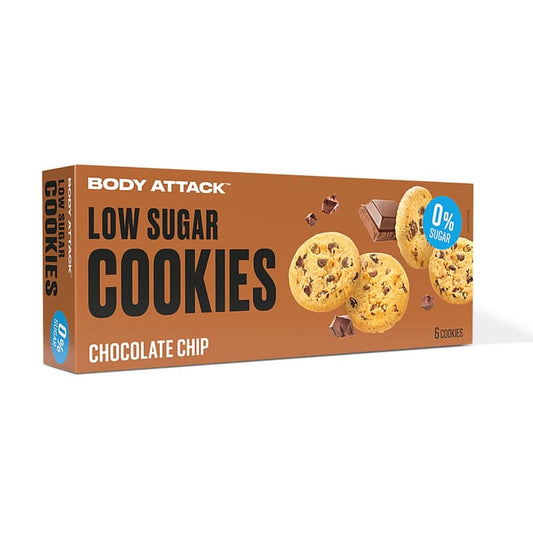 Body Attack Low Sugar Cookies (115g)  Chocolate Chip