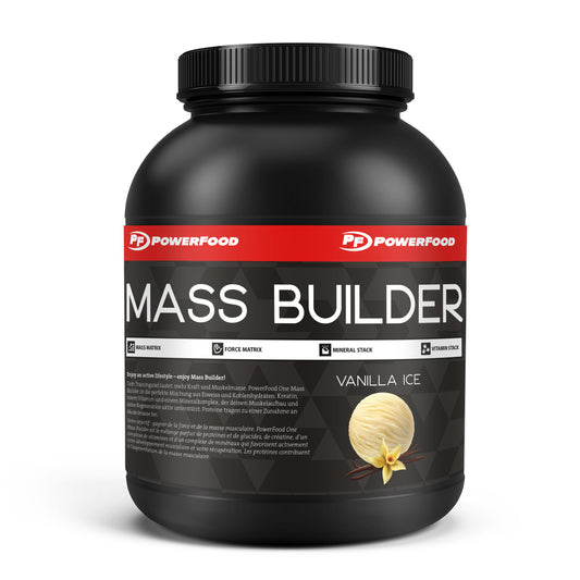 PowerFood Mass Builder (2500G Dose) Vanilla Ice