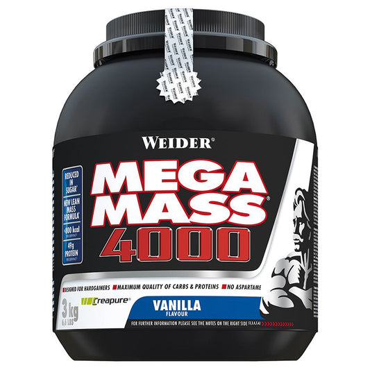 Weider Mega Mass 4000 (3000g Dose) Vanille