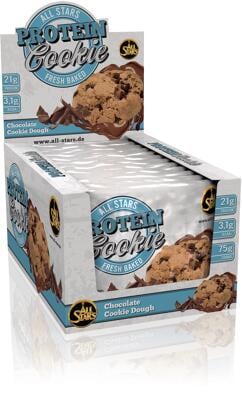 All Stars Protein Cookie. 12 x 75 g Cookies. Chocolate Cookie Dough