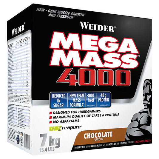 Weider Mega Mass 4000 (7000g Beutel) Schoko