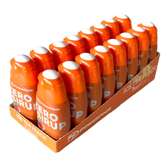 PowerFood Zero Sirup (16 x 65ml) Ice Tea Peach