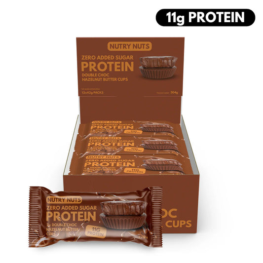 Nutry Nuts Cups (12 x 42g) Double Choc Hazelnut Butter Cups