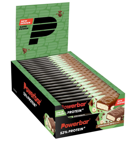 PowerBar 52% Protein Bar (20 x 50g)  Chocolate Nuts