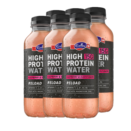 Emmi High Protein Water Reload (6 x 500ml)  Raspberry & Elderflower