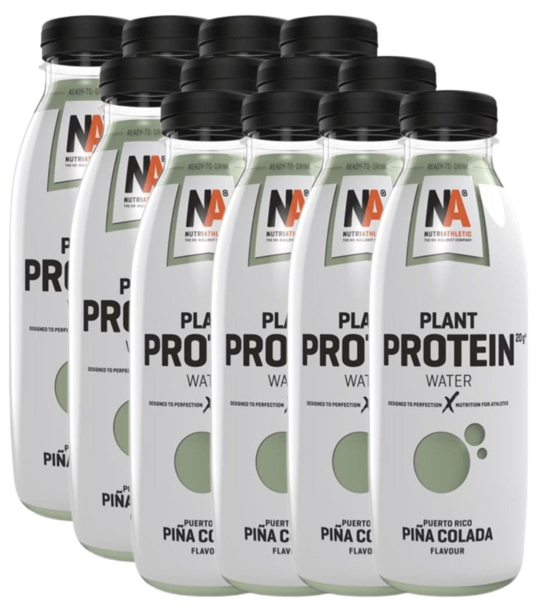 Nutri Athletic Plant Protein Water (12 x 500ml)  Pinacolada
