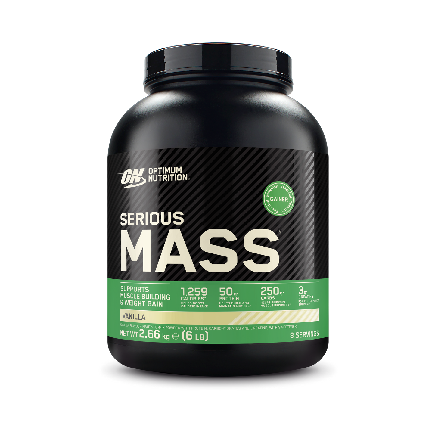 Optimum Nutrition Serious Mass (2660g Dose)  Vanilla