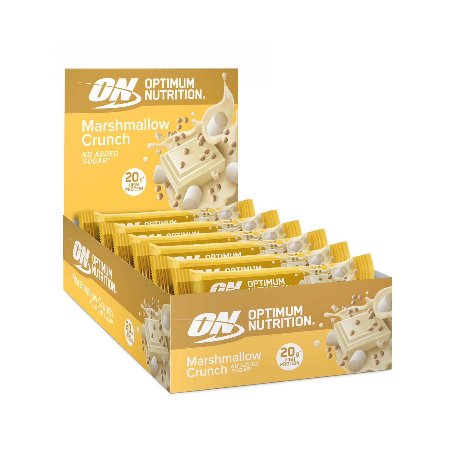 Optimum Nutrition Crunch Bar (10 x 65G)  Marshmallow